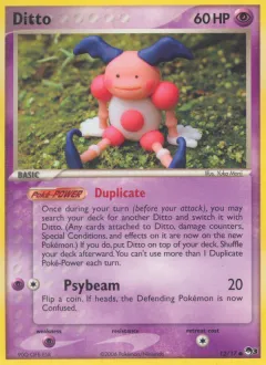 Ditto Common card from POP Series 3