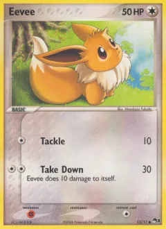 Eevee Common card from POP Series 3