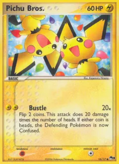 Pichu Bros. Common card from POP Series 3