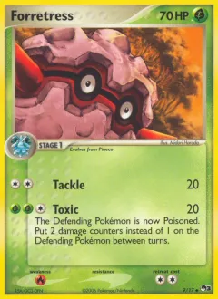 Forretress Uncommon card from POP Series 3