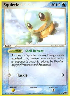 Squirtle Common card from POP Series 4