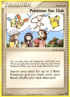 Pokémon Fan Club Uncommon card from POP Series 4