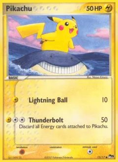 Pikachu Common card from POP Series 5