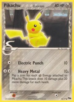 Pikachu δ Common card from POP Series 5