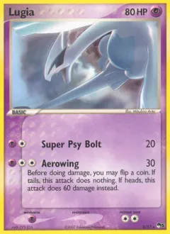 Lugia Rare card from POP Series 5