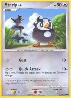 Starly Common card from POP Series 6