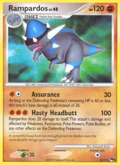Rampardos Rare card from POP Series 6