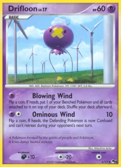 Drifloon Uncommon card from POP Series 6