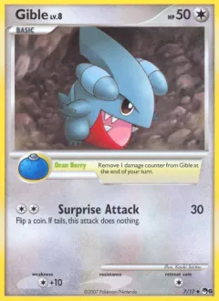 Gible Uncommon card from POP Series 6