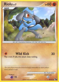 Riolu Uncommon card from POP Series 6
