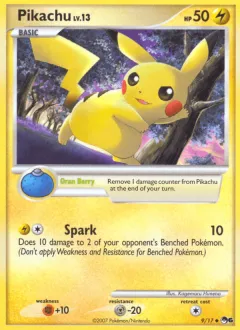 Pikachu Uncommon card from POP Series 6