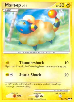 Mareep Common card from POP Series 7