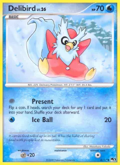 Delibird Uncommon card from POP Series 7
