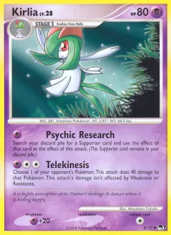 Kirlia Uncommon card from POP Series 7