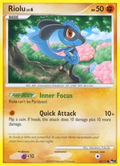 Riolu Common card from POP Series 8