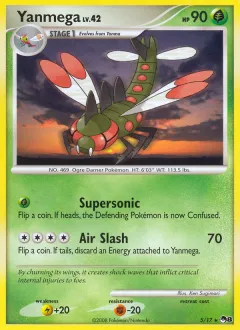 Yanmega Rare card from POP Series 8