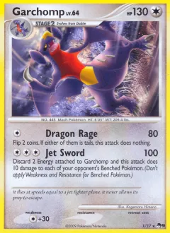 Garchomp Rare card from POP Series 9