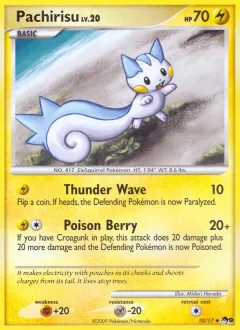 Pachirisu Uncommon card from POP Series 9