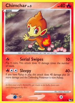 Chimchar Common card from POP Series 9