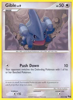 Gible Common card from POP Series 9