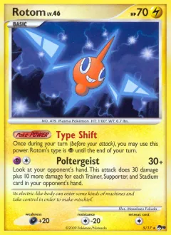 Rotom Rare card from POP Series 9