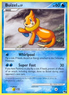Buizel Uncommon card from POP Series 9