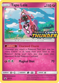Tapu Lele Promo card from Sun & Moon Black Star Promos