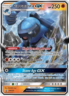 Carracosta-GX Promo card from Sun & Moon Black Star Promos