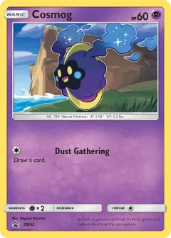 Cosmog Promo card from Sun & Moon Black Star Promos