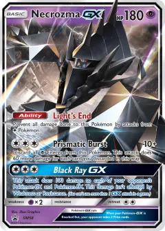 Necrozma-GX Promo card from Sun & Moon Black Star Promos