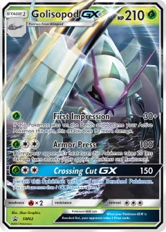 Golisopod-GX Promo card from Sun & Moon Black Star Promos