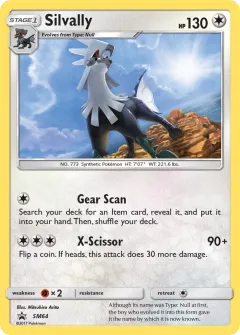 Silvally Promo card from Sun & Moon Black Star Promos