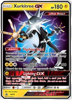 Xurkitree-GX Promo card from Sun & Moon Black Star Promos