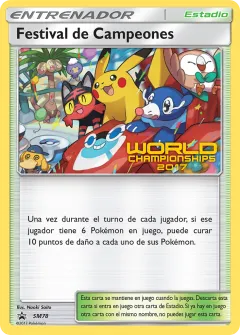 Champions Festival Promo card from Sun & Moon Black Star Promos