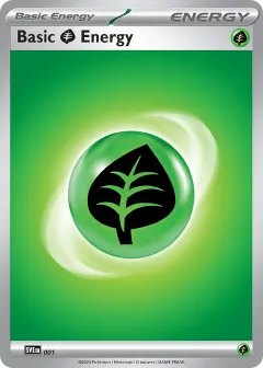 Basic Grass Energy Common card from Scarlet & Violet Energies