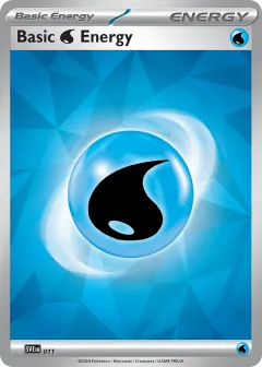 Basic Water Energy Promo and other card from Scarlet & Violet Energies