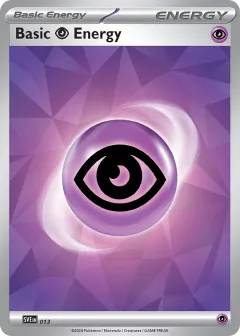 Basic Psychic Energy Promo and other card from Scarlet & Violet Energies