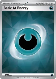 Basic Darkness Energy Promo and other card from Scarlet & Violet Energies