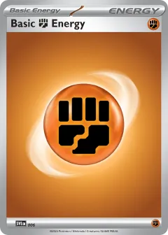 Basic Fighting Energy Common card from Scarlet & Violet Energies