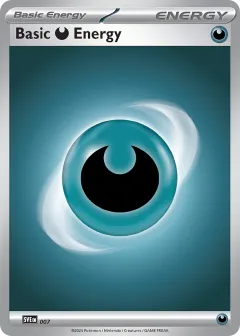 Basic Darkness Energy Common card from Scarlet & Violet Energies