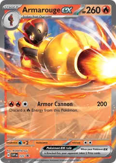 Armarouge ex Promo card from Scarlet & Violet Black Star Promos
