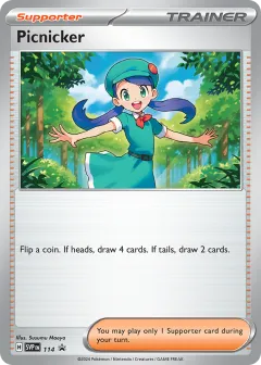 Picnicker Promo card from Scarlet & Violet Black Star Promos