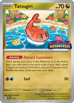 Tatsugiri Promo card from Scarlet & Violet Black Star Promos