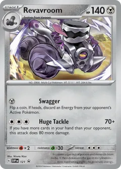 Revavroom Promo card from Scarlet & Violet Black Star Promos