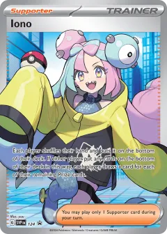 Iono Promo card from Scarlet & Violet Black Star Promos