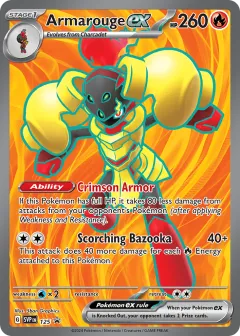 Armarouge ex Promo card from Scarlet & Violet Black Star Promos