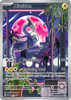 Miraidon Promo card from Scarlet & Violet Black Star Promos