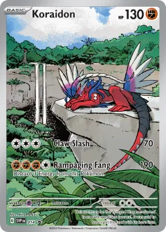 Koraidon Promo card from Scarlet & Violet Black Star Promos