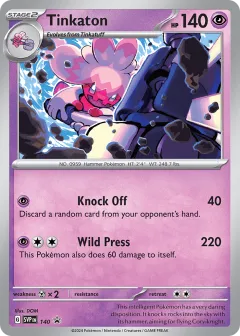 Tinkaton Promo card from Scarlet & Violet Black Star Promos