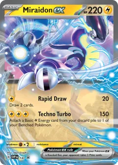 Miraidon ex Promo card from Scarlet & Violet Black Star Promos